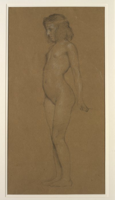 Studie eines jungen Mädchens von Herbert James Draper